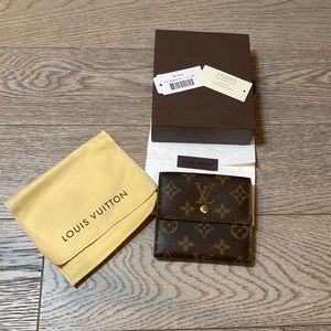 Louis Vuitton Porte Monnaie Billet Credit Card Monogram Wallet